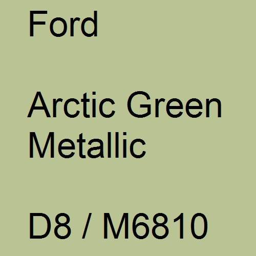 Ford, Arctic Green Metallic, D8 / M6810.